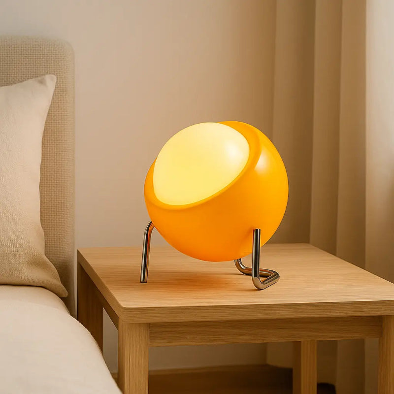 Orange table lamp